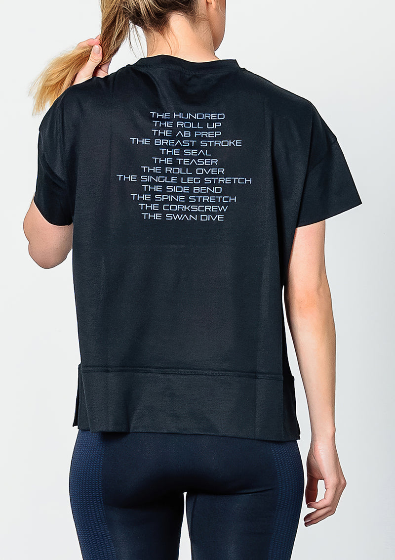 Pilates Sportswear - Exercise T-Shirt - Pebbles Pilates